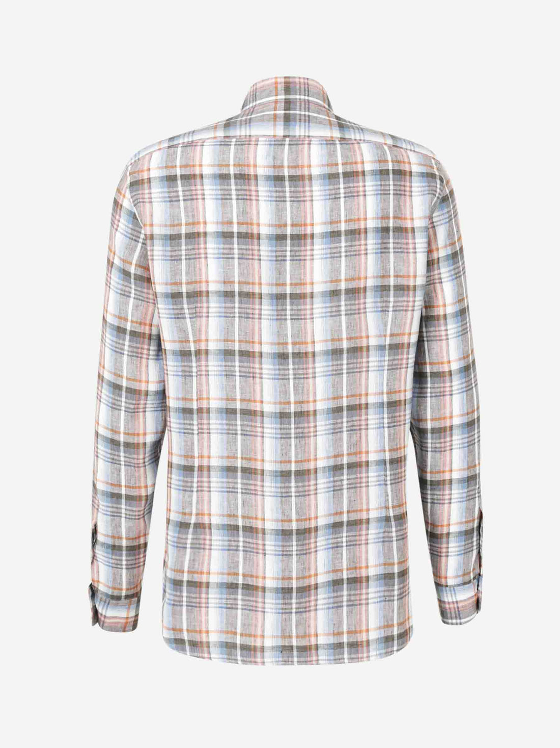 Vincenzo di Ruggiero Hombre Barcelona Camisa Motivo Cuadros color Naranja sku 531-006484 01 - Foto 2