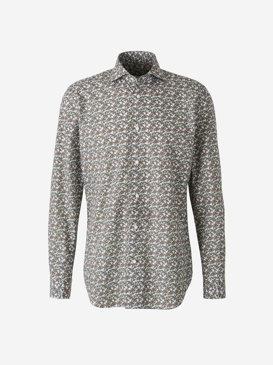 Outlet online Vincenzo di Ruggiero Hombre Camisa Estampado Algodón color Verde sku 531-006485 01 - Foto 1