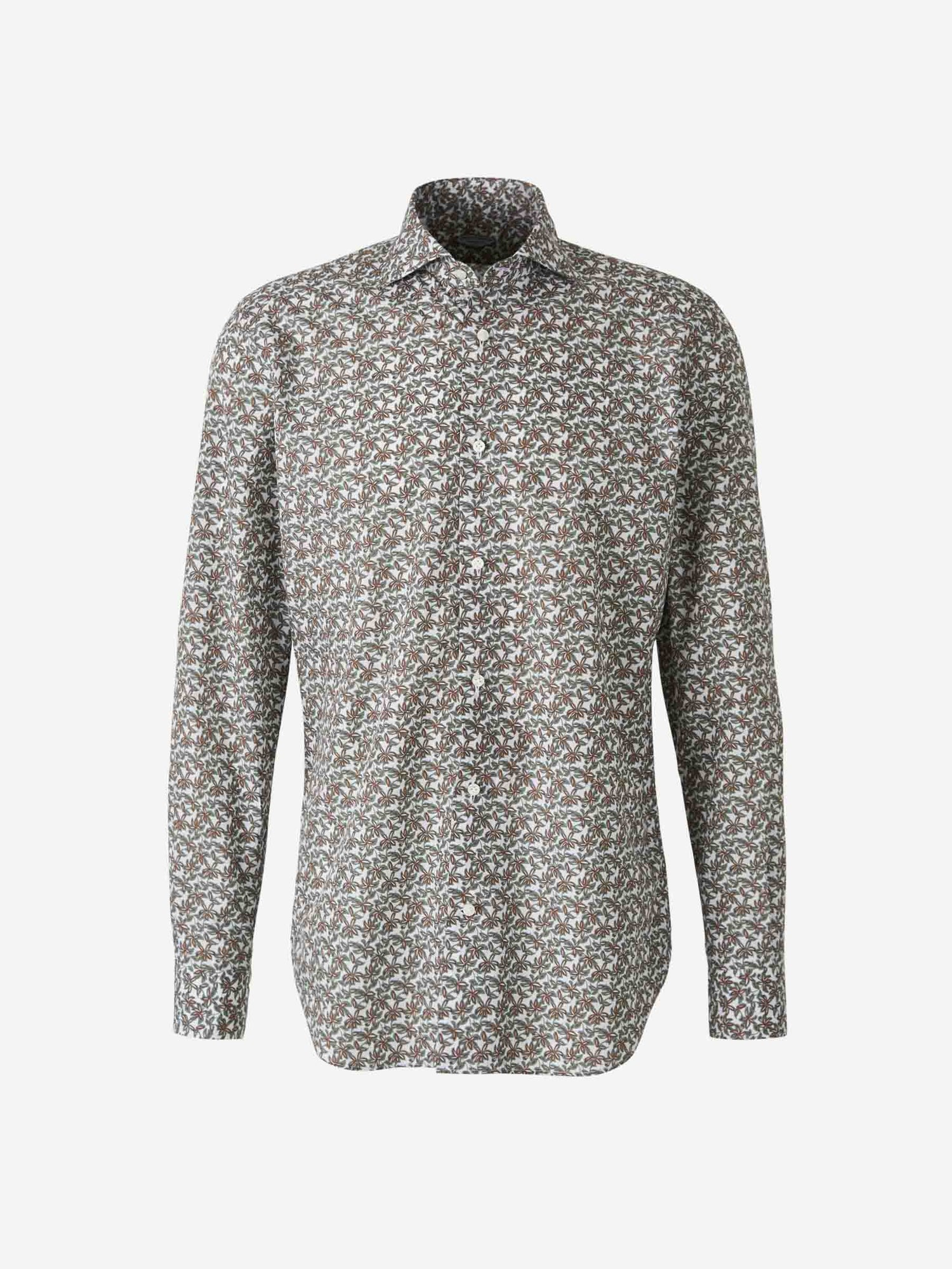 Vincenzo di Ruggiero Hombre Barcelona Camisa Estampado Algodón color Verde sku 531-006485 01 - Foto 1