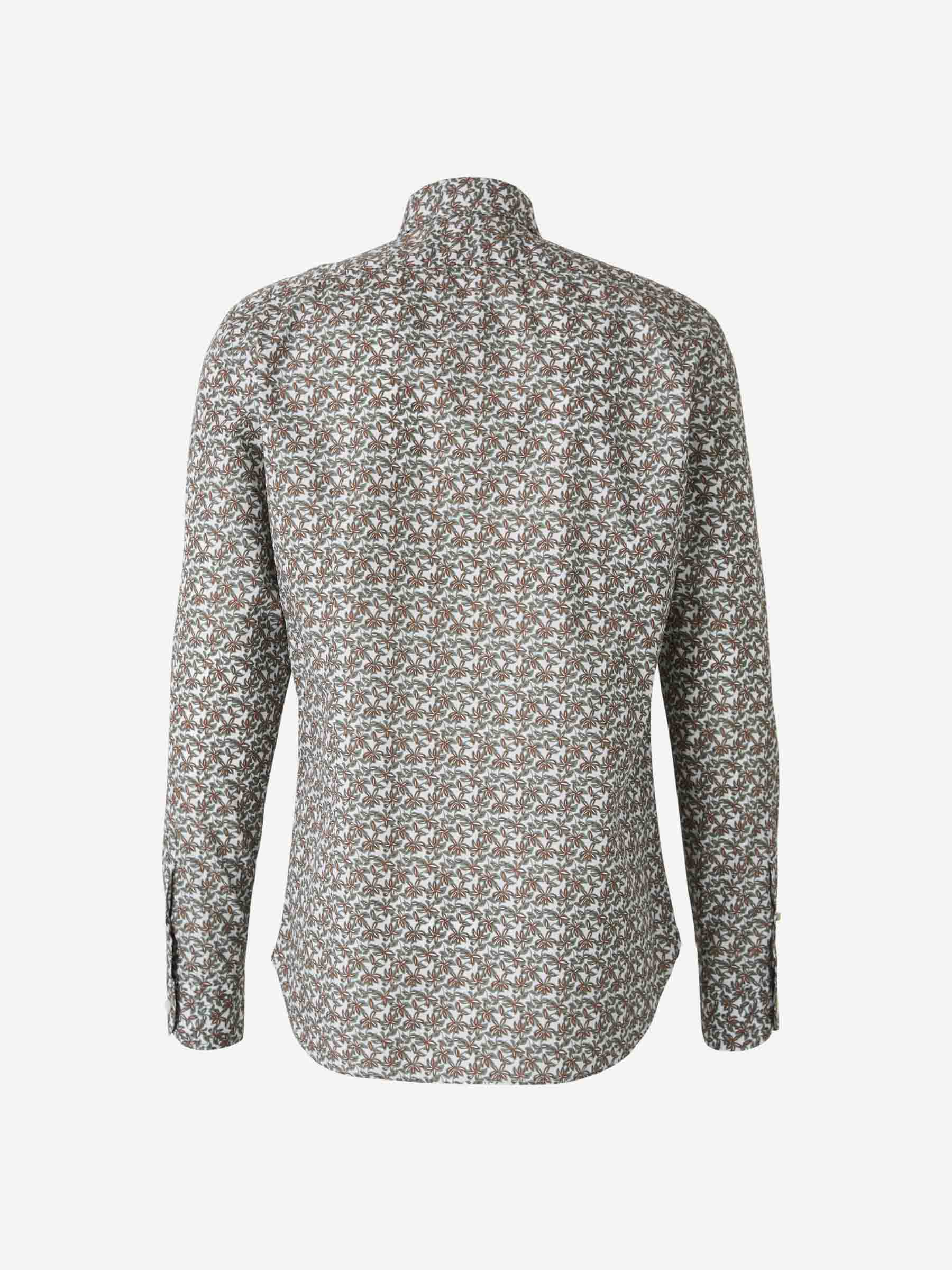 Vincenzo di Ruggiero Hombre Barcelona Camisa Estampado Algodón color Verde sku 531-006485 01 - Foto 2