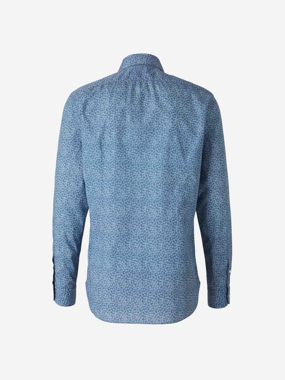 Vincenzo di Ruggiero Hombre Barcelona Camisa Floral Algodón color Azul Cobalto sku 531-006486 02 - Foto 2