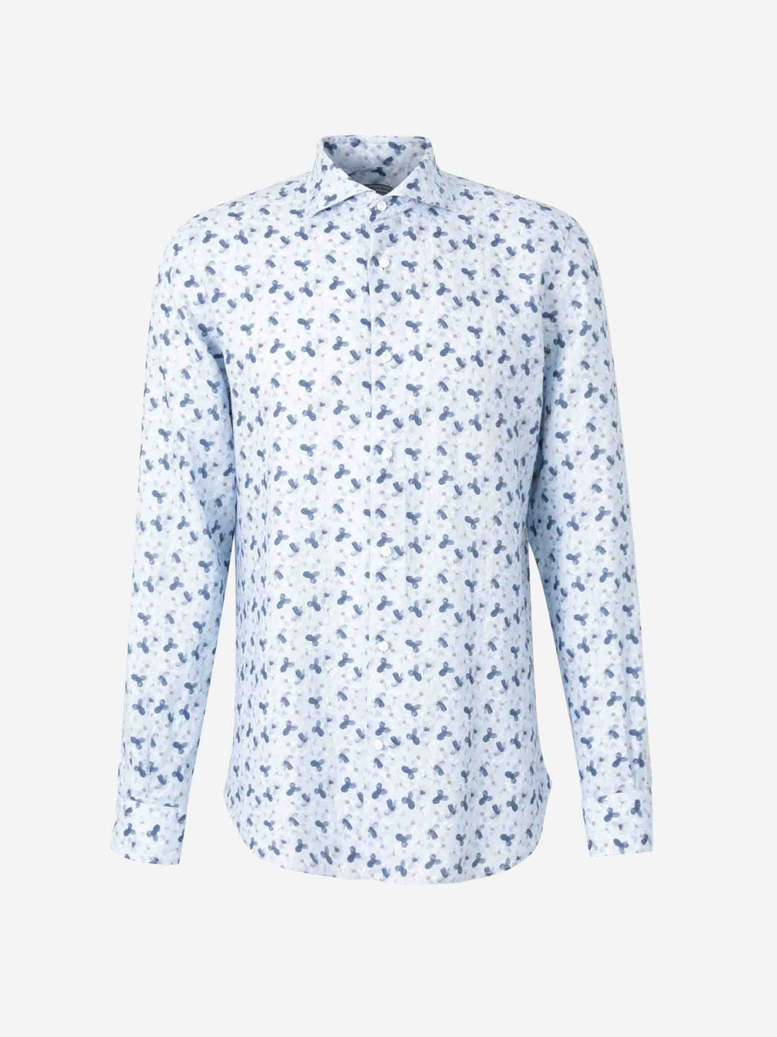 Vincenzo di Ruggiero Hombre Barcelona Camisa Motivo Floral color Azul sku 531-006490 01 - Foto 1