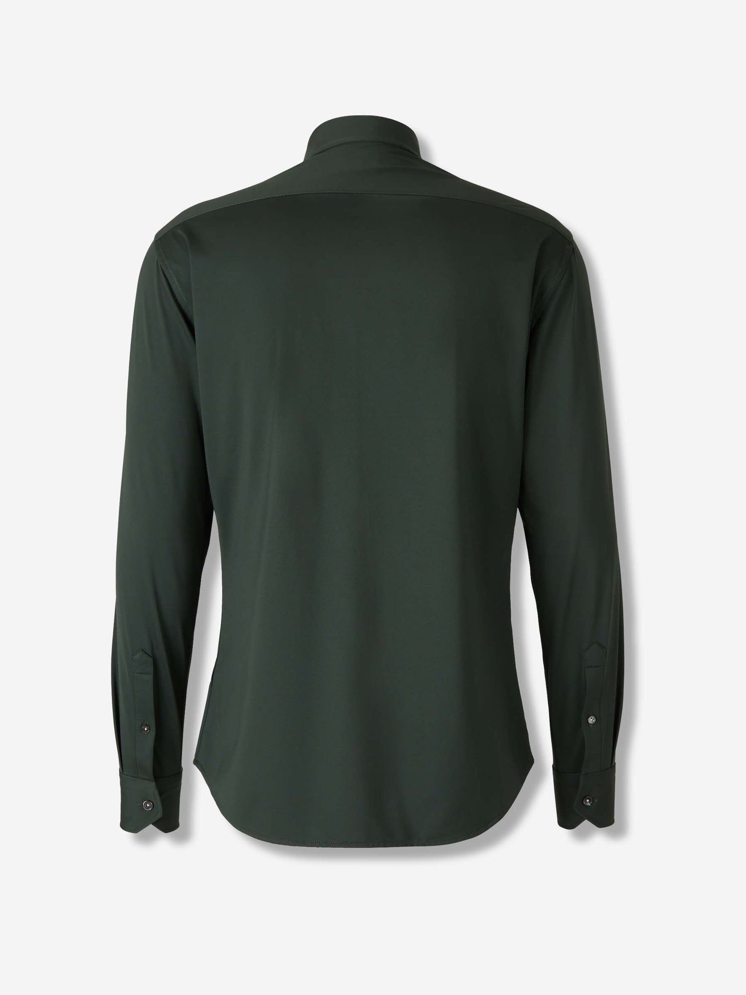 Outlet online Traiano Milano Hombre Camisa Vestir Lisa color Verde Oscuro sku 531-006503 01 - Foto 2
