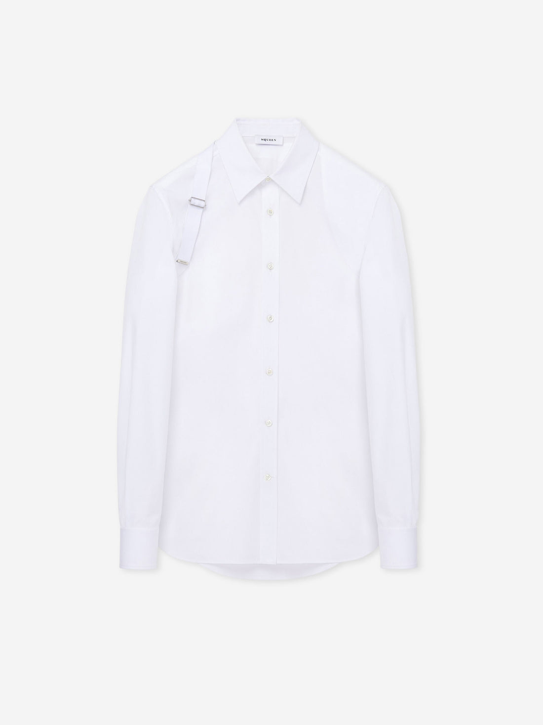 Outlet online McQueen Hombre Camisa Harness color Blanco sku 531-006511 02 - Foto 1