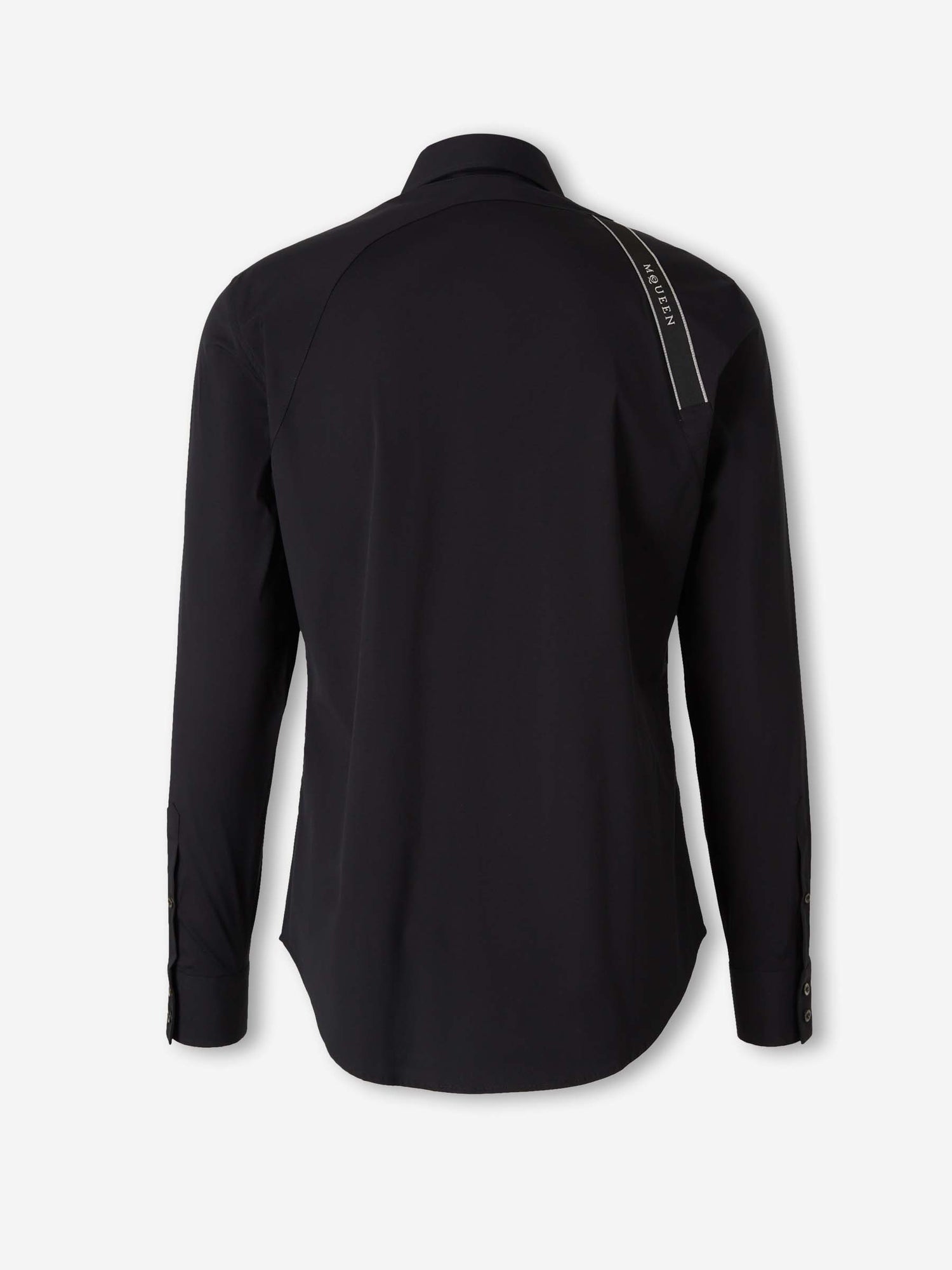 Outlet online McQueen Hombre Camisa Harness color Negro sku 531-006511 03 - Foto 2