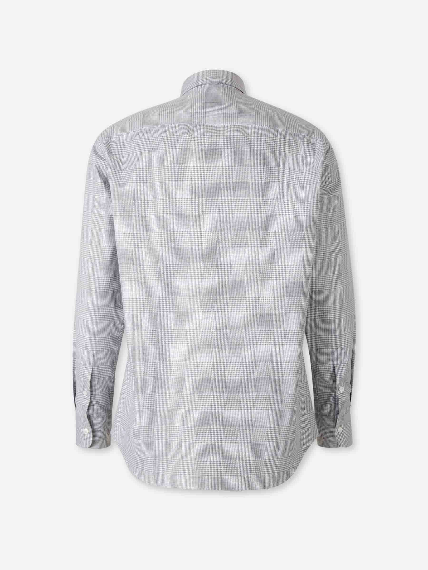 Outlet online Brioni Hombre Camisa Vestir Estampada color Gris Claro sku 531-006521 01 - Foto 2