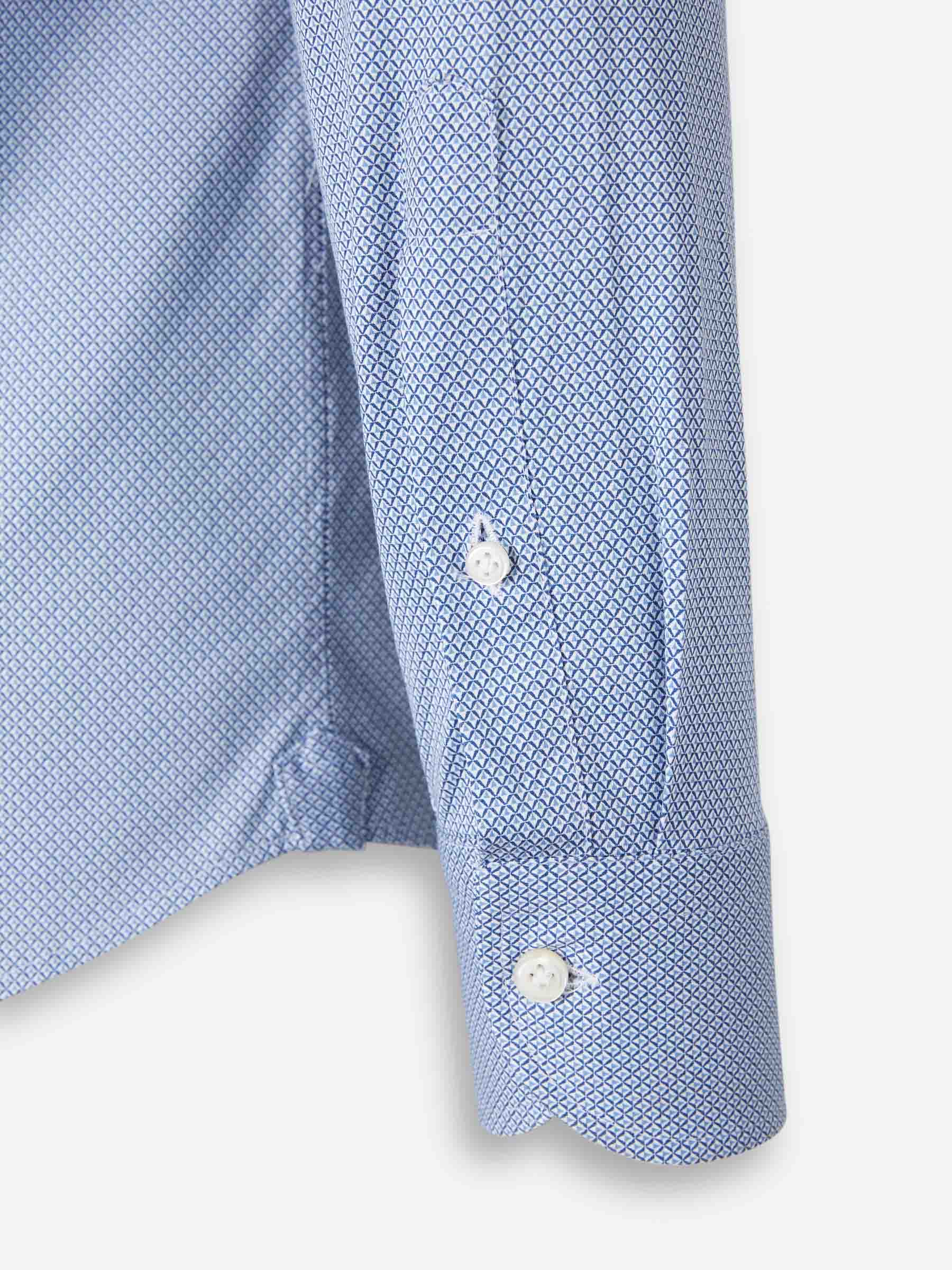 Outlet online Santa Eulalia Hombre Camisa Estampada Algodón color Blanco sku 531-006533 01 - Foto 4