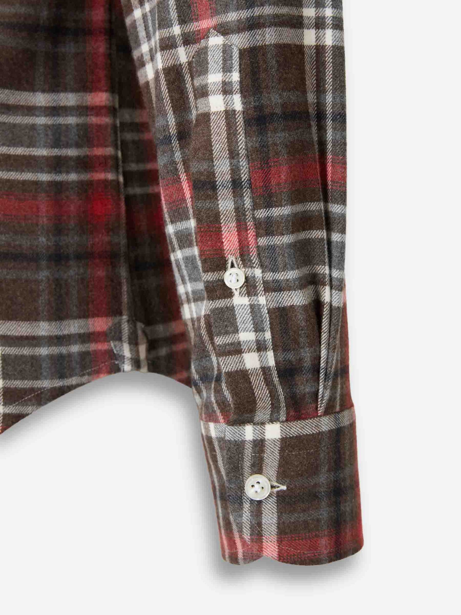 Outlet online Santa Eulalia Hombre Camisa Motivo Cuadros color Rojo sku 531-006534 01 - Foto 4