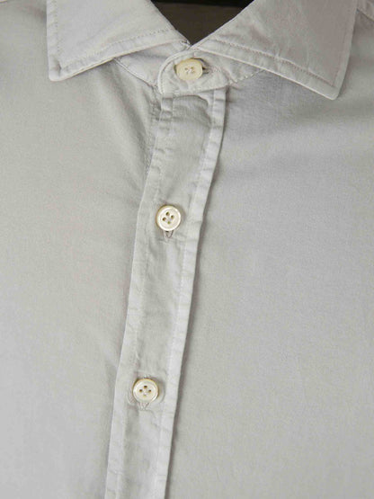Outlet online Santa Eulalia Hombre Camisa Vestir Lisa color Gris sku 531-006536 02 - Foto 3