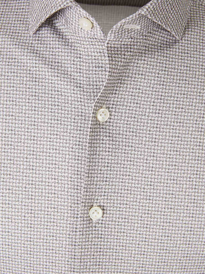 Outlet online Santa Eulalia Hombre Camisa Estampada Algodón color Verde Manzana sku 531-006537 01 - Foto 3