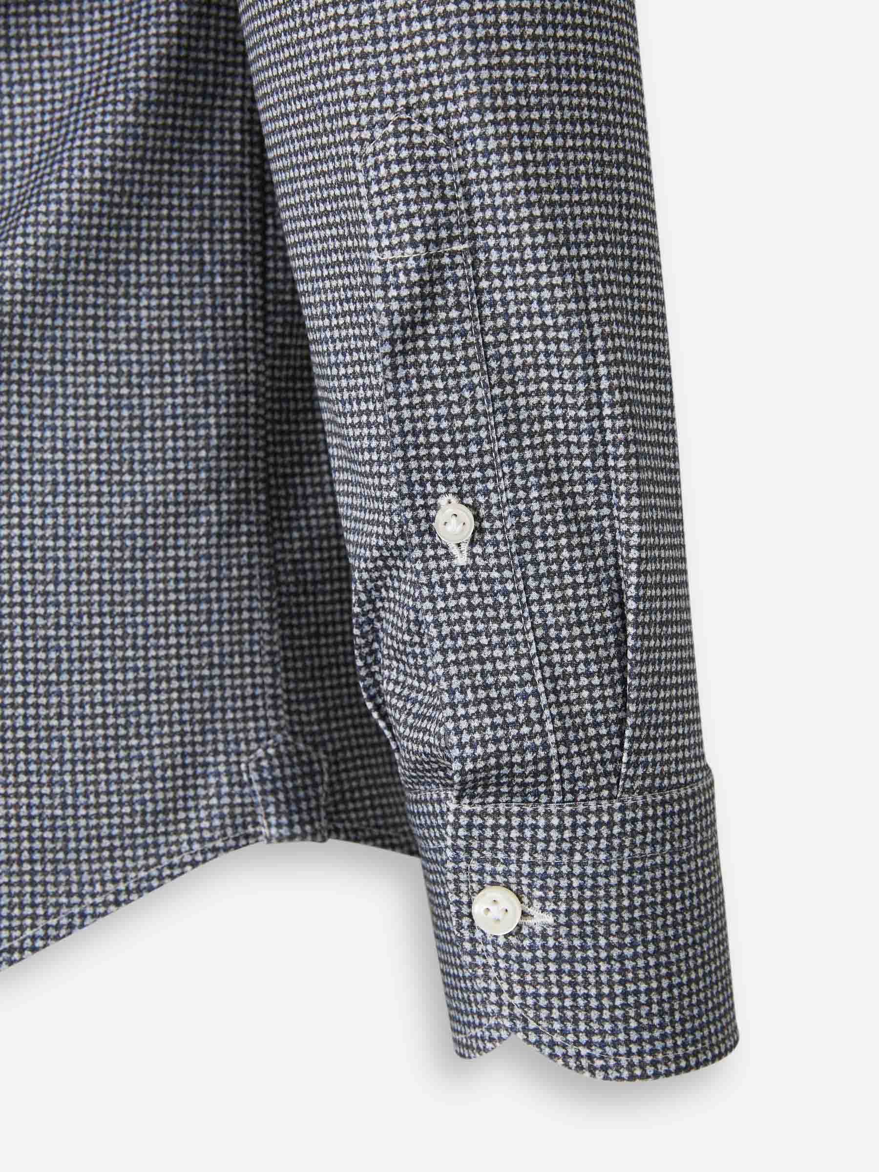 Outlet online Santa Eulalia Hombre Camisa Estampada Algodón color Verde sku 531-006537 02 - Foto 4