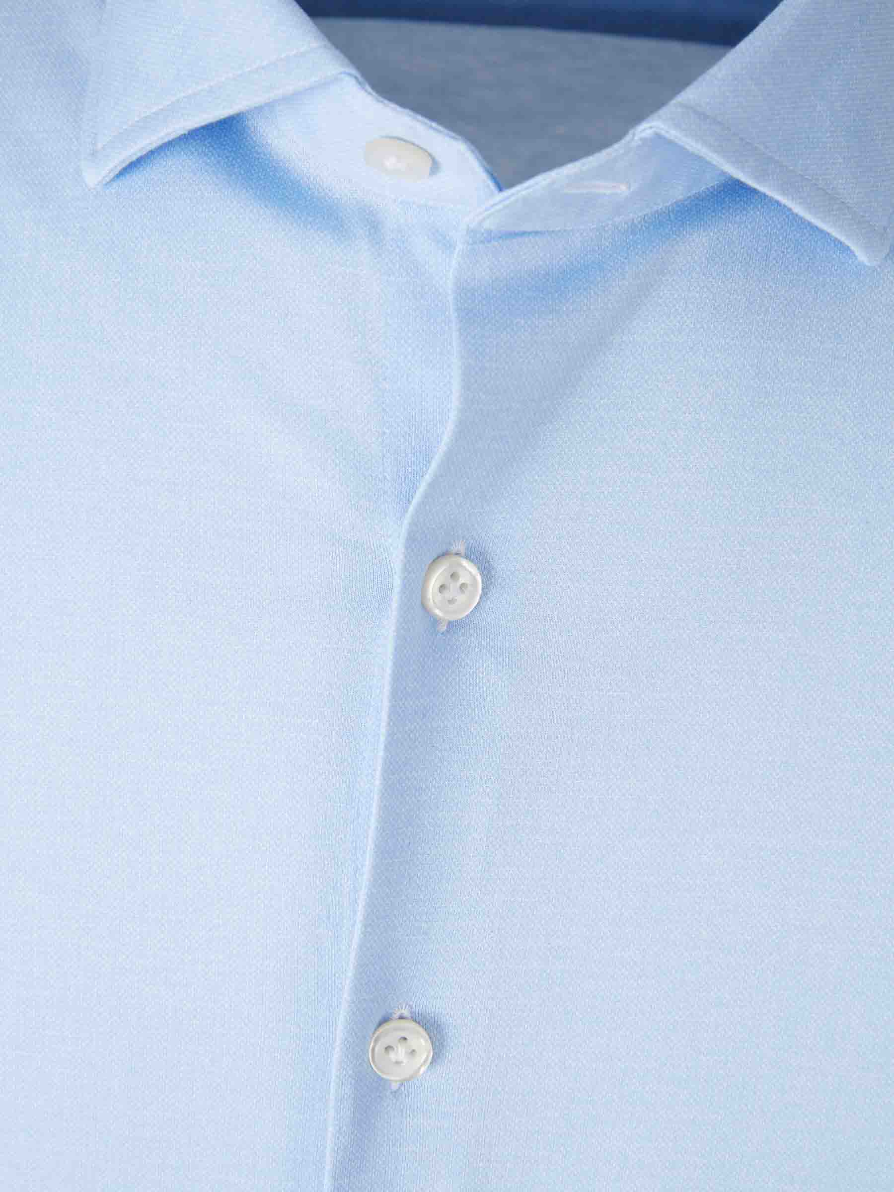 Outlet online Santa Eulalia Hombre Camisa Lisa Algodón color Azul sku 531-006538 01 - Foto 3
