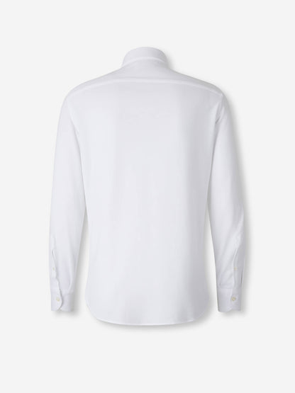 Outlet online Santa Eulalia Hombre Camisa Lisa Algodón color Blanco sku 531-006541 01 - Foto 2