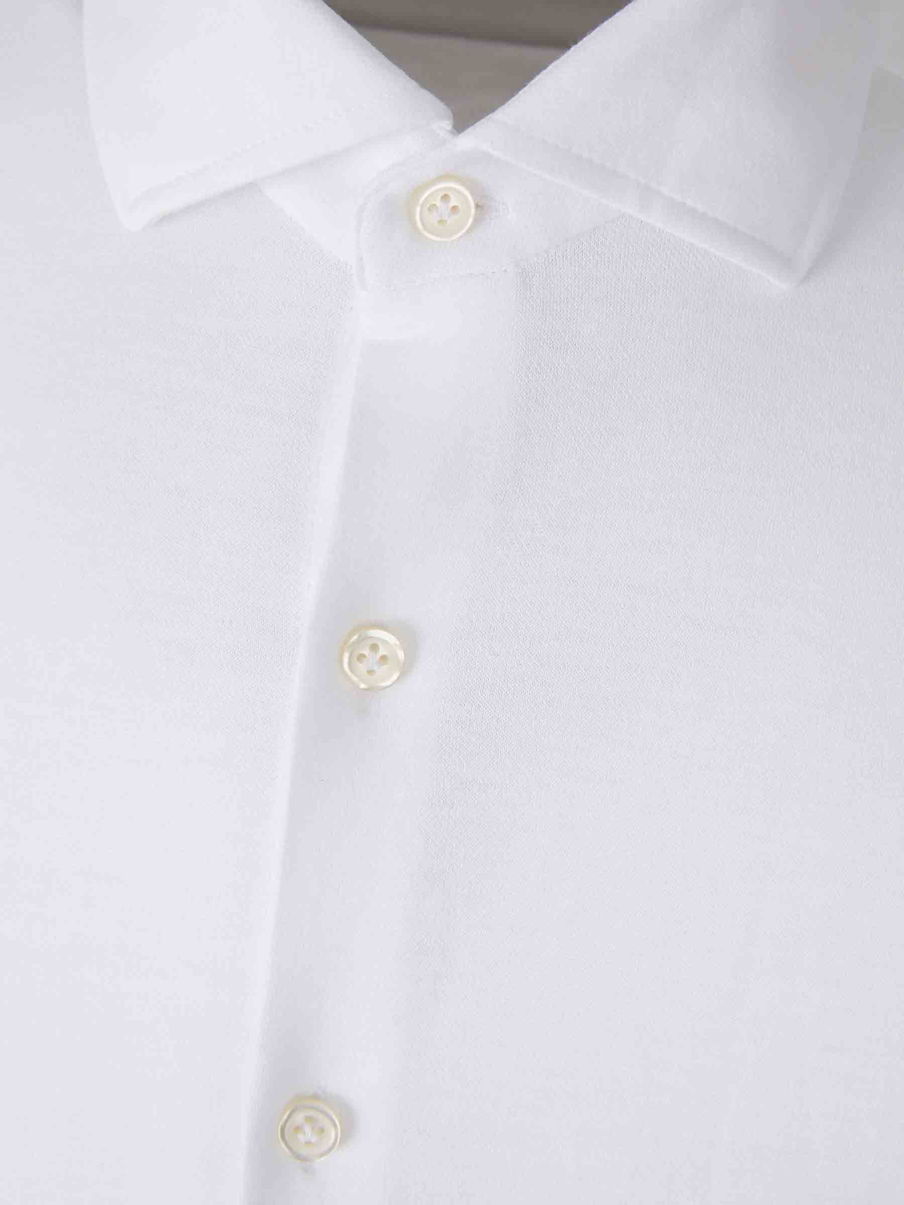 Outlet online Santa Eulalia Hombre Camisa Lisa Algodón color Blanco sku 531-006541 01 - Foto 3