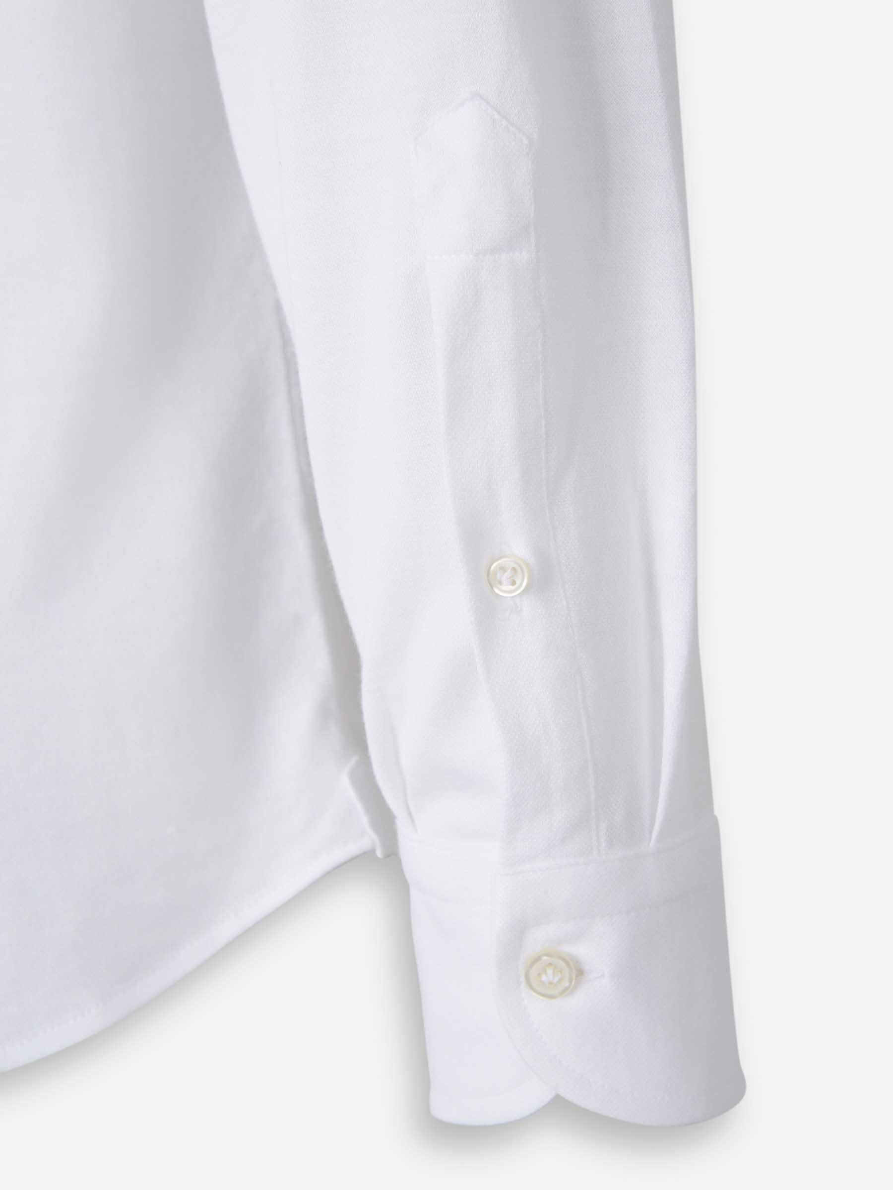 Outlet online Santa Eulalia Hombre Camisa Lisa Algodón color Blanco sku 531-006541 01 - Foto 4