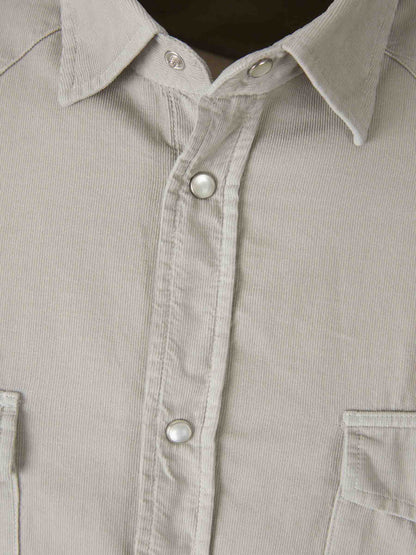 Outlet online Santa Eulalia Hombre Camisa Casual Pana color Gris sku 531-006542 01 - Foto 3