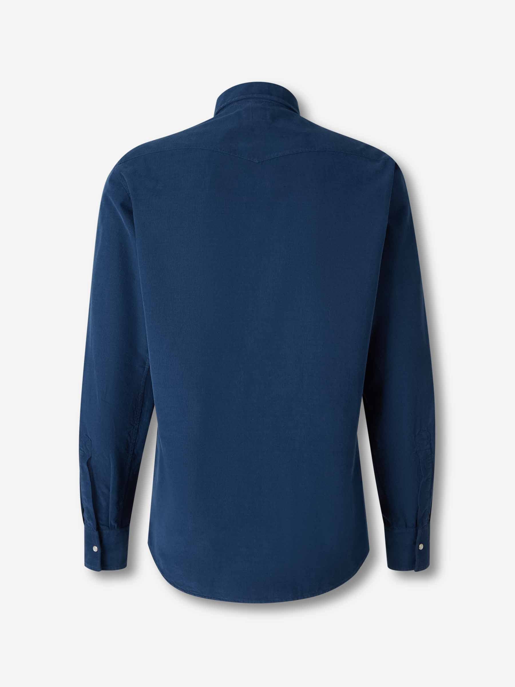 Outlet online Santa Eulalia Hombre Camisa Casual Pana color Azul Marino sku 531-006542 02 - Foto 2