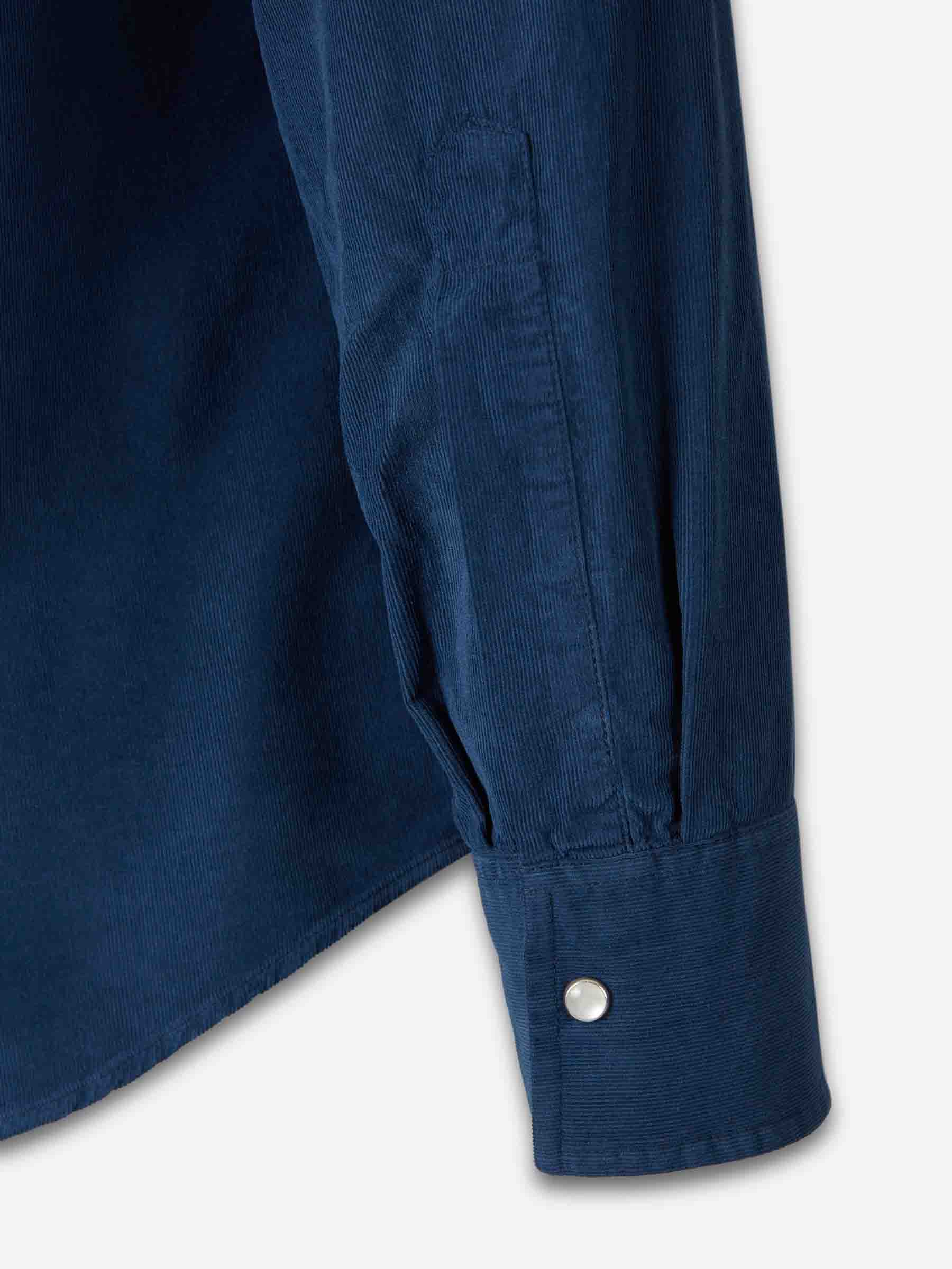 Outlet online Santa Eulalia Hombre Camisa Casual Pana color Azul Marino sku 531-006542 02 - Foto 4