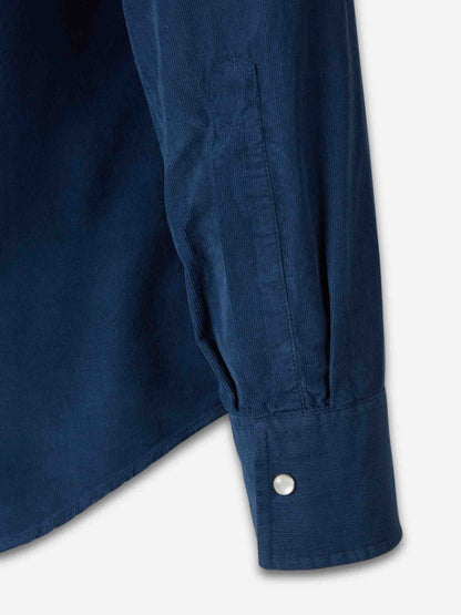 Outlet online Santa Eulalia Hombre Camisa Casual Pana color Azul Marino sku 531-006542 02 - Foto 4