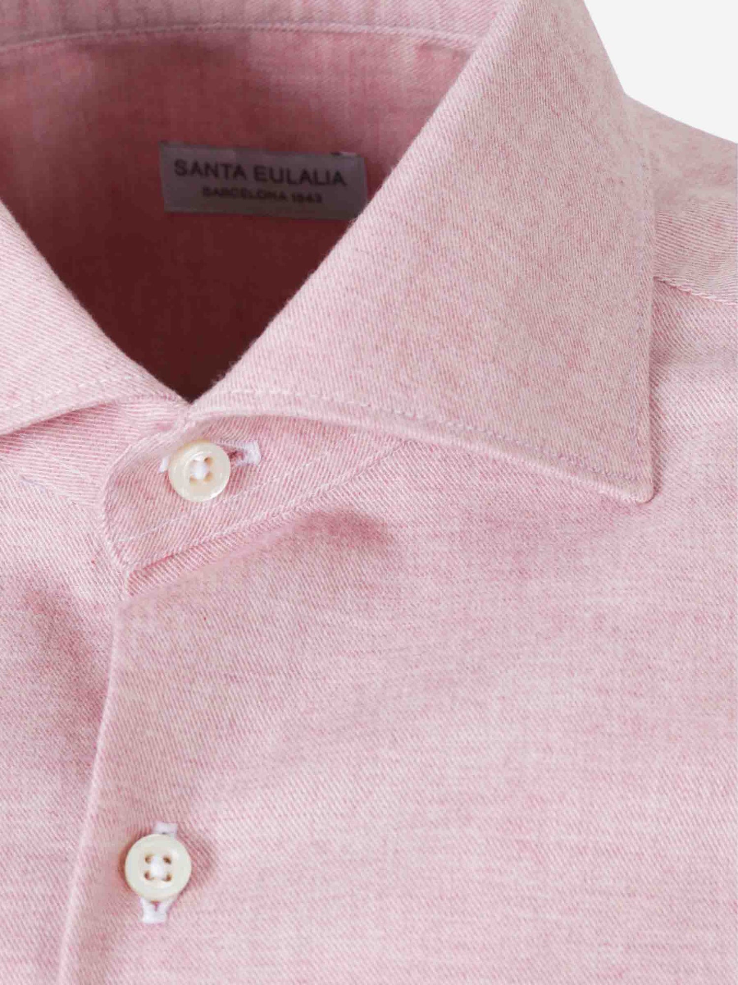 Outlet online Santa Eulalia Hombre Camisa de Vestir color Rosa Palo sku 531-006545 01 - Foto 3