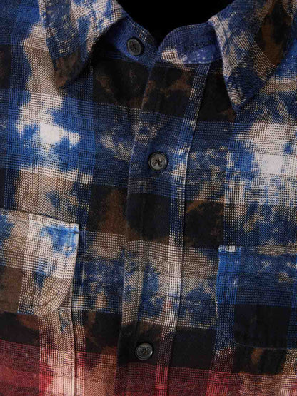 Outlet online Palm Angels Hombre Camisa Cuadros Estampado color Rojo sku 531-006548 01 - Foto 2
