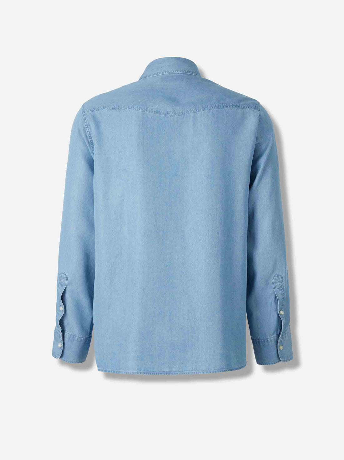 Outlet online Officine Générale Hombre Camisa Denim color Azul Denim sku 531-006557 01 - Foto 2