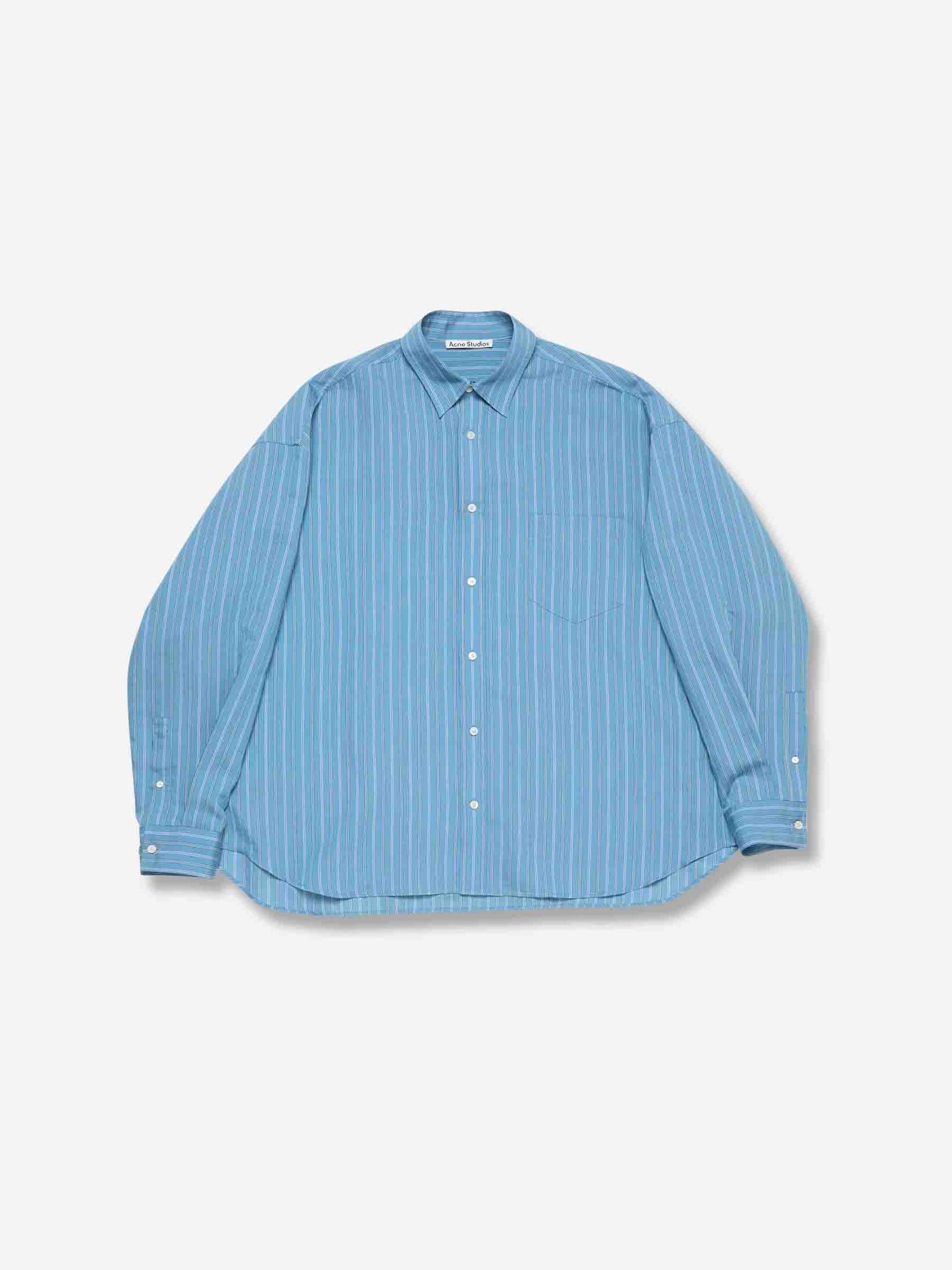 Outlet online Acne Studios Hombre Camisa Motivo Rayas color Azul sku 531-006561 01 - Foto 1