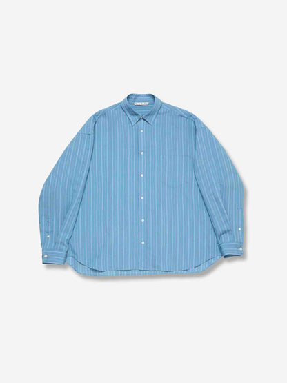 Outlet online Acne Studios Hombre Camisa Motivo Rayas color Azul sku 531-006561 01 - Foto 1