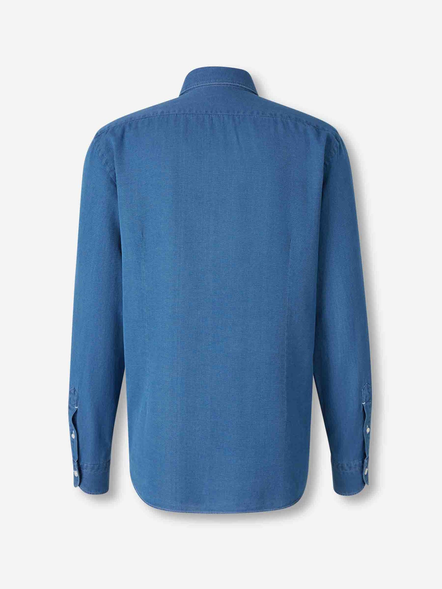 Outlet online Vincenzo di Ruggiero Hombre Camisa Vestir color Azul Marino sku 531-006573 02 - Foto 2