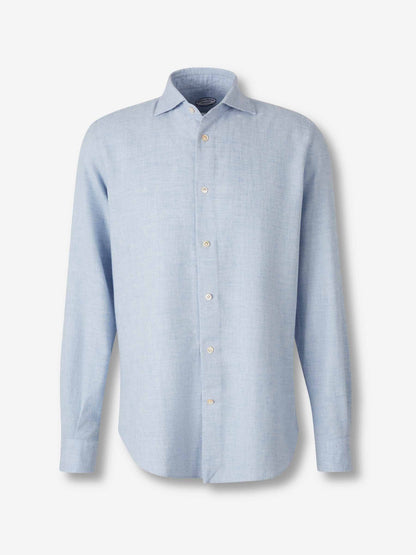 Outlet online Vincenzo di Ruggiero Hombre Camisa Vestir color Azul Celeste sku 531-006575 01 - Foto 1