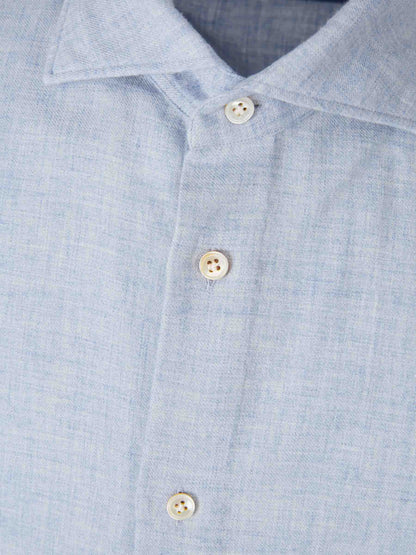 Outlet online Vincenzo di Ruggiero Hombre Camisa Vestir color Azul Celeste sku 531-006575 01 - Foto 3