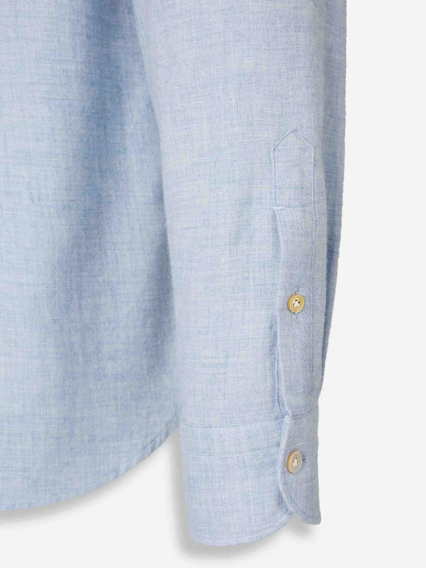 Outlet online Vincenzo di Ruggiero Hombre Camisa Vestir color Azul Celeste sku 531-006575 01 - Foto 4