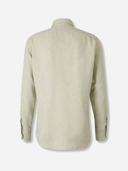 Outlet online Vincenzo di Ruggiero Hombre Camisa Vestir color Verde sku 531-006575 02 - Foto 2