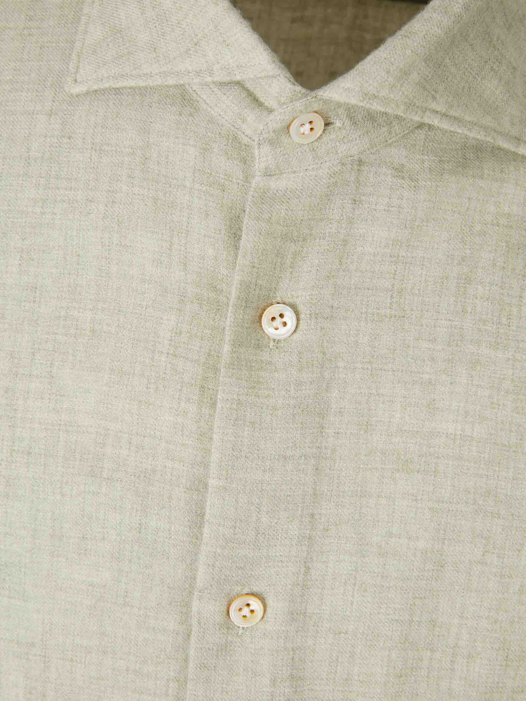Outlet online Vincenzo di Ruggiero Hombre Camisa Vestir color Verde sku 531-006575 02 - Foto 3