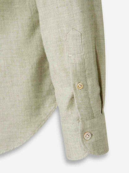 Outlet online Vincenzo di Ruggiero Hombre Camisa Vestir color Verde sku 531-006575 02 - Foto 4