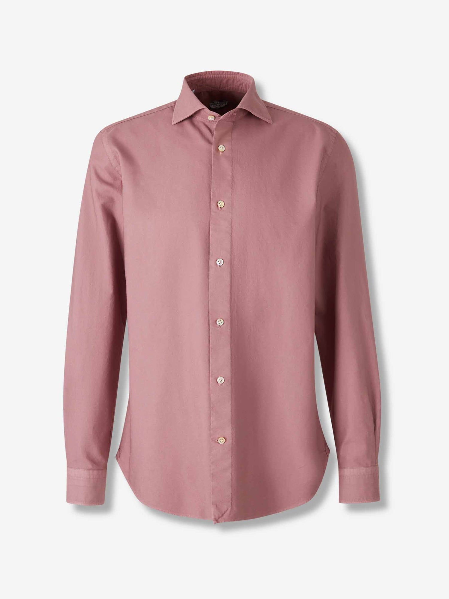 Outlet online Vincenzo di Ruggiero Hombre Camisa de Vestir Lisa color Rosa Envejecido sku 531-006576 02 - Foto 1