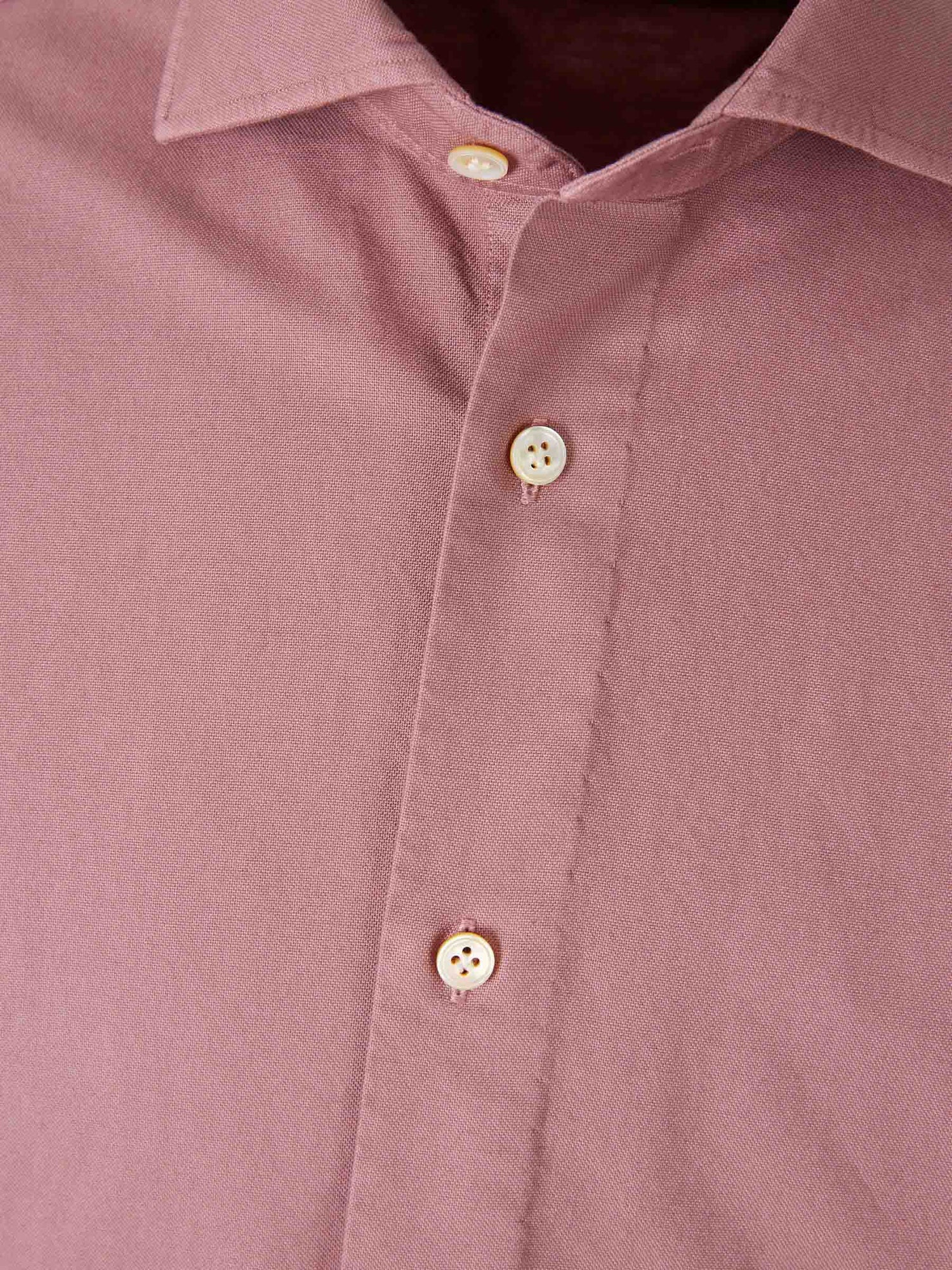 Outlet online Vincenzo di Ruggiero Hombre Camisa de Vestir Lisa color Rosa Envejecido sku 531-006576 02 - Foto 3