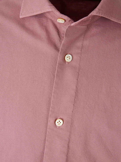Outlet online Vincenzo di Ruggiero Hombre Camisa de Vestir Lisa color Rosa Envejecido sku 531-006576 02 - Foto 3
