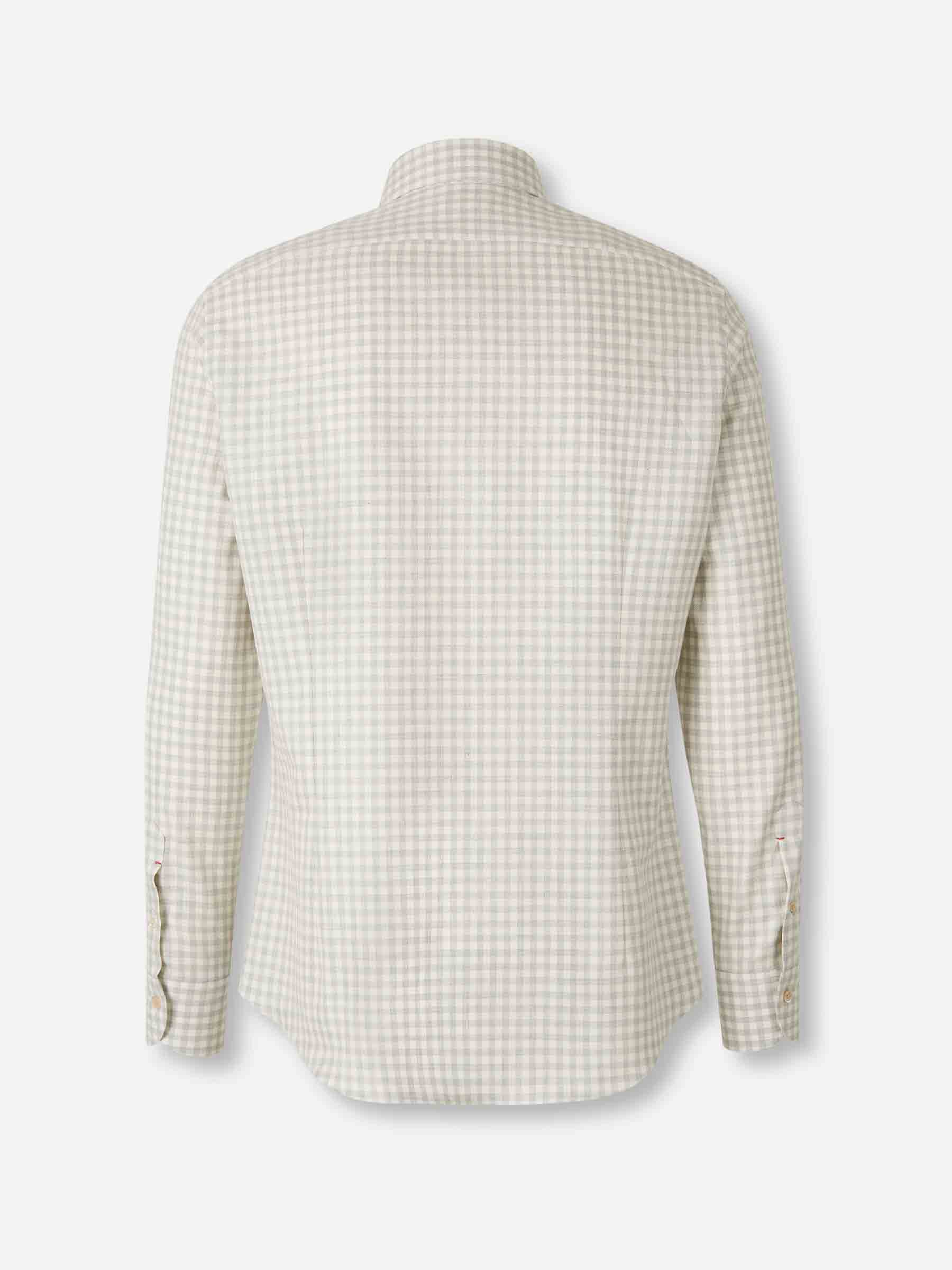 Outlet online Santa Eulalia Hombre Camisa Cuadros Algodón color Gris Claro sku 531-006577 02 - Foto 2