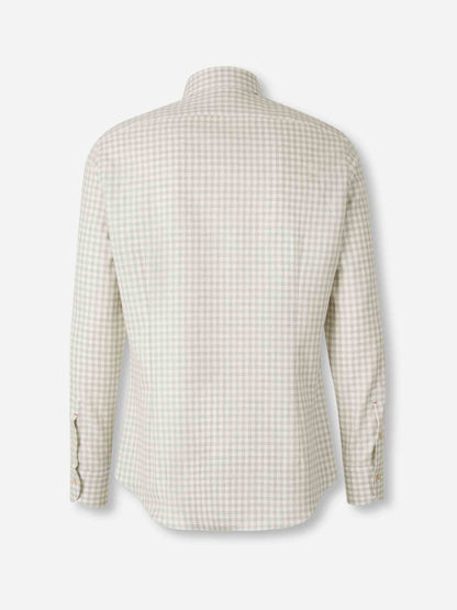 Outlet online Santa Eulalia Hombre Camisa Cuadros Algodón color Gris Claro sku 531-006577 02 - Foto 2