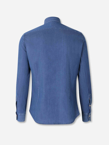 Outlet online Santa Eulalia Hombre Camisa Lisa Denim color Azul Denim sku 531-006578 01 - Foto 2