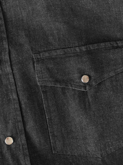 Outlet online Santa Eulalia Hombre Camisa Lisa Western color Azul Denim sku 531-006579 01 - Foto 4