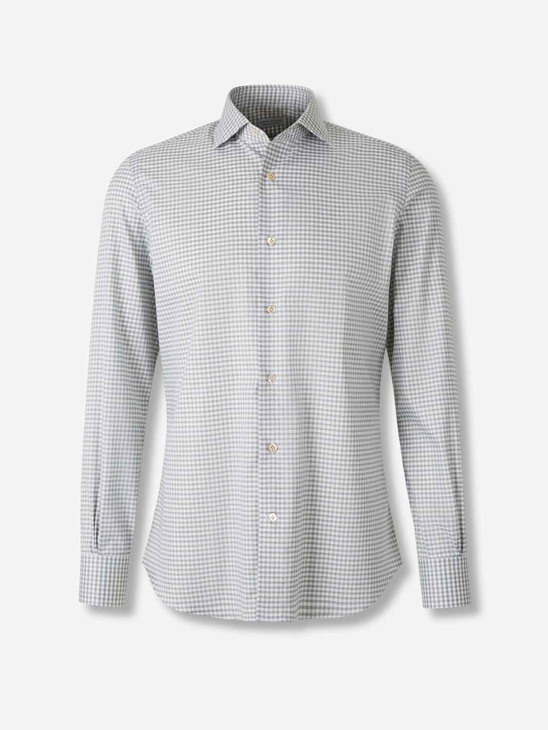 Outlet online Santa Eulalia Hombre Camisa Motivo Cuadros color Verde sku 531-006582 03 - Foto 1