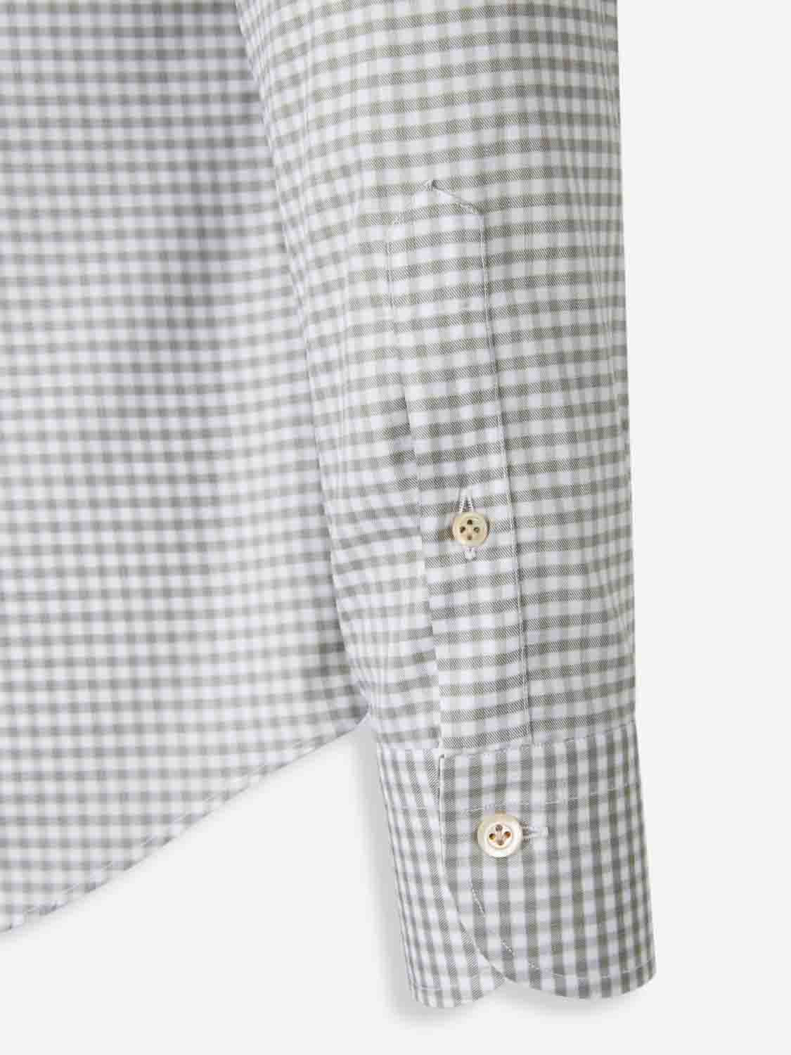 Outlet online Santa Eulalia Hombre Camisa Motivo Cuadros color Verde sku 531-006582 03 - Foto 4