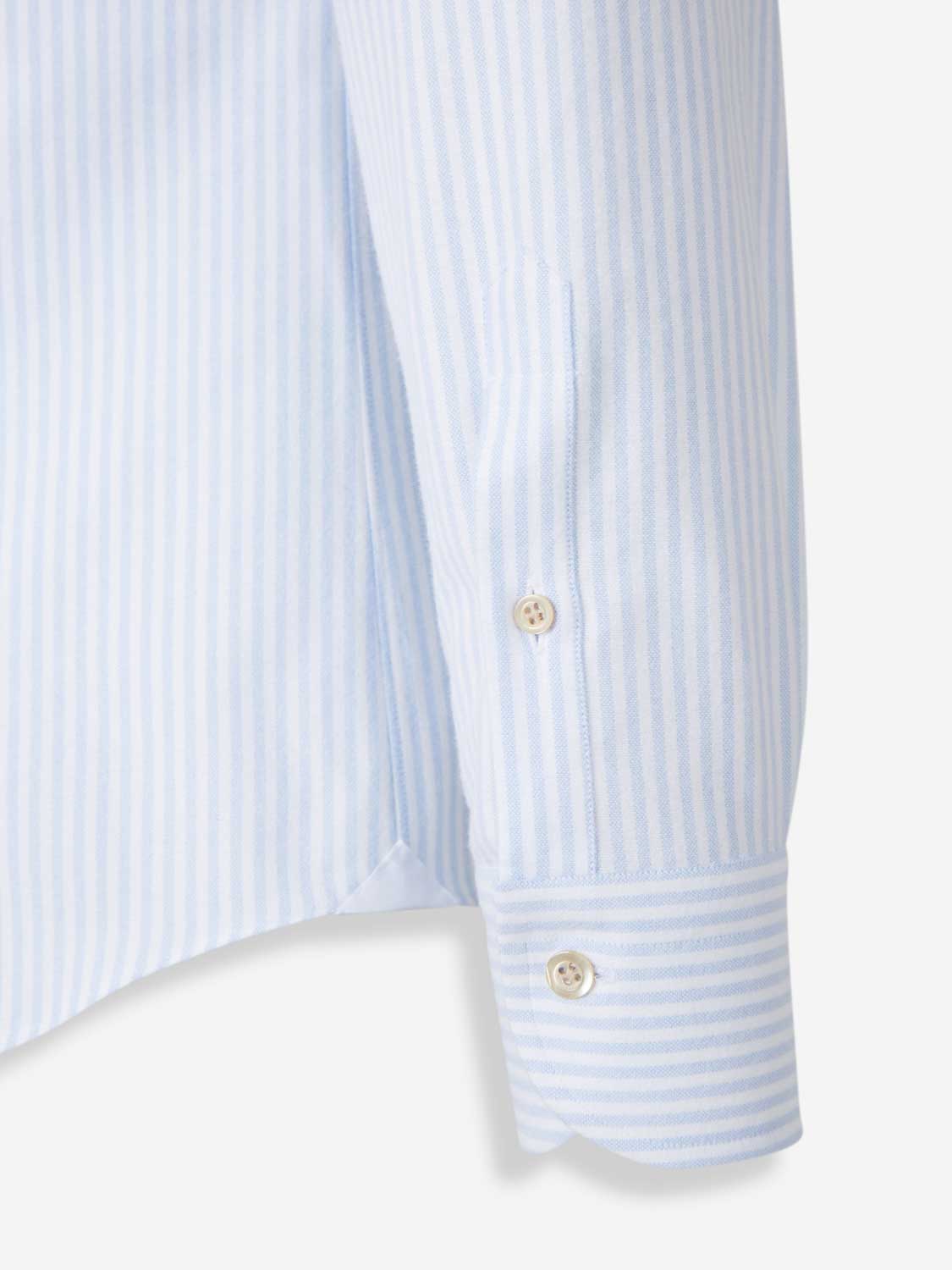 Outlet online Santa Eulalia Hombre Camisa Vestir Algodón color Azul Celeste sku 531-006583 03 - Foto 4