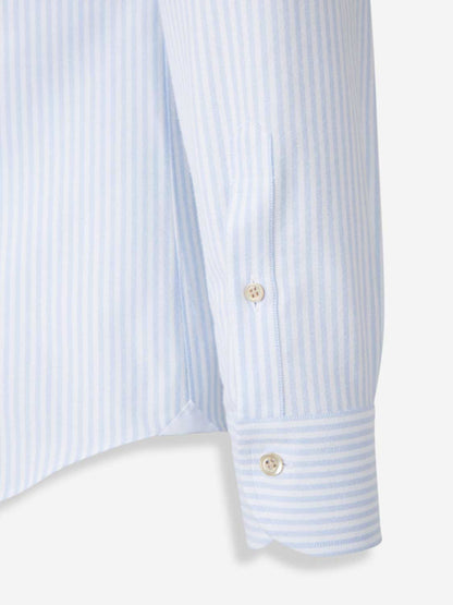 Outlet online Santa Eulalia Hombre Camisa Vestir Algodón color Azul Celeste sku 531-006583 03 - Foto 4
