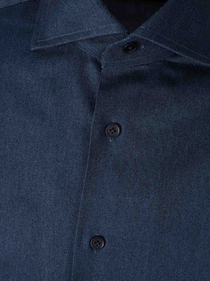 Outlet online Santa Eulalia Hombre Camisa Lisa Algodón color Azul Denim Oscuro sku 531-006584 01 - Foto 3
