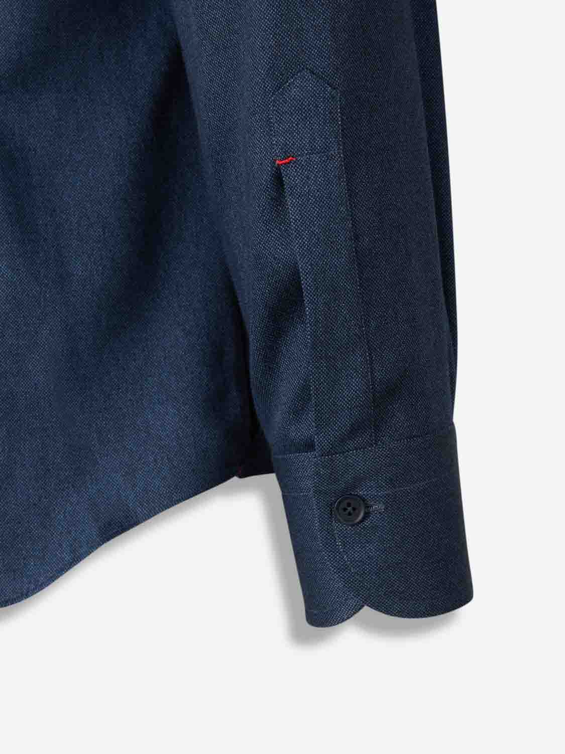 Outlet online Santa Eulalia Hombre Camisa Lisa Algodón color Azul Denim Oscuro sku 531-006584 01 - Foto 4