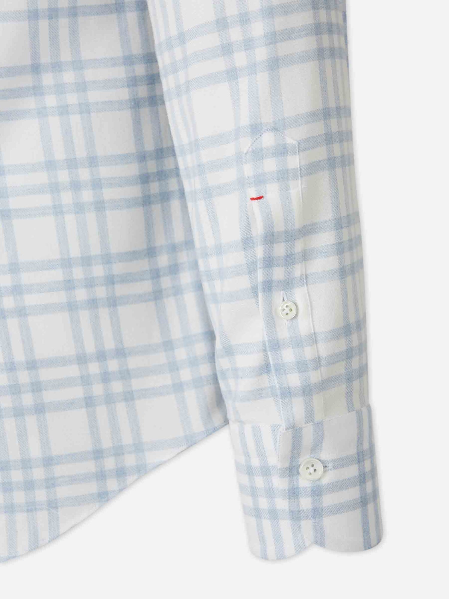Outlet online Santa Eulalia Hombre Camisa Cuadros Algodón color Azul Celeste sku 531-006585 01 - Foto 4