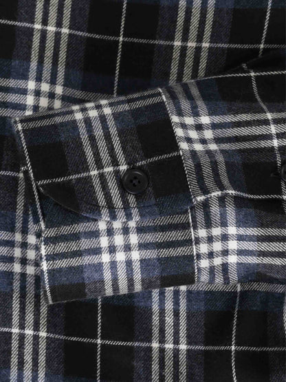Outlet online Santa Eulalia Hombre Camisa Casual Cuadros color Azul Marino sku 531-006586 01 - Foto 4